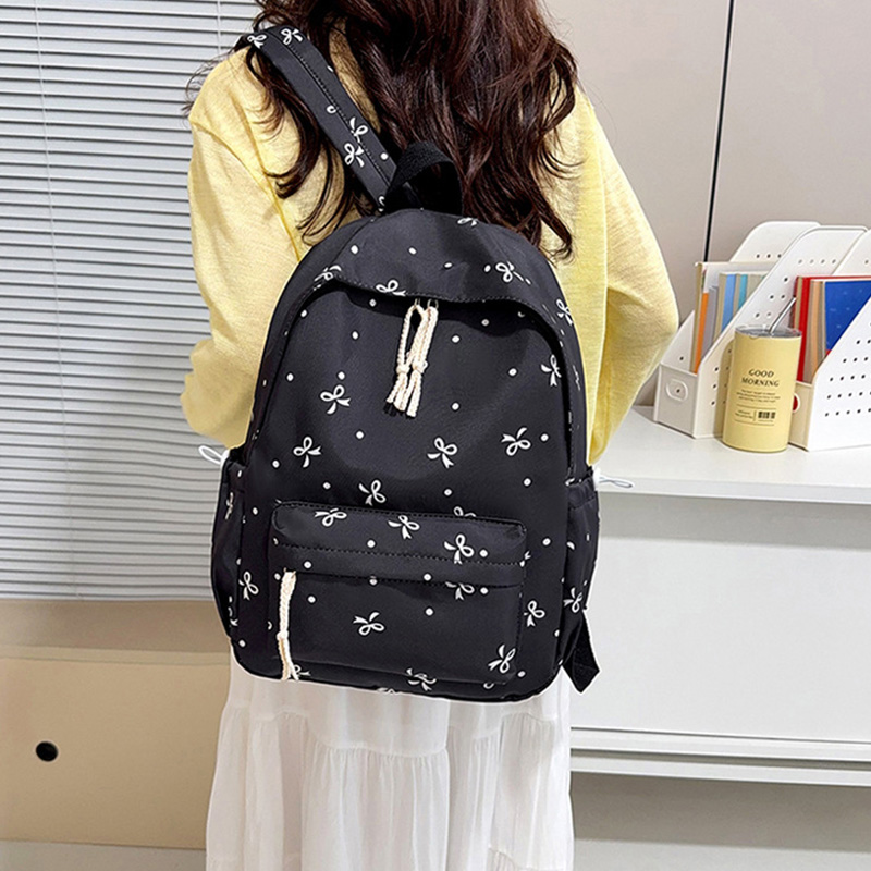Sac à dos mignon à imprimé nœu - School Backpack Teen avis et prix