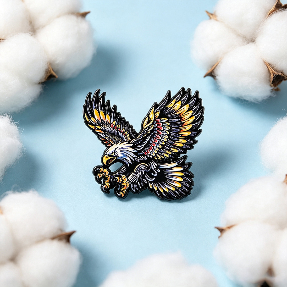 9 badges en émail Flying Eagle - Fashion Backpack Women avis et prix